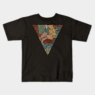 Abstract colorful triangle Kids T-Shirt